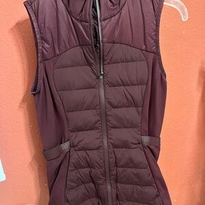 Lululemon Women's Deep Maroon Quilted Vest